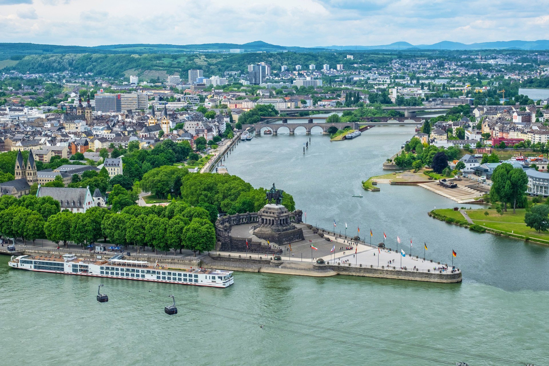 Blick auf Koblenz