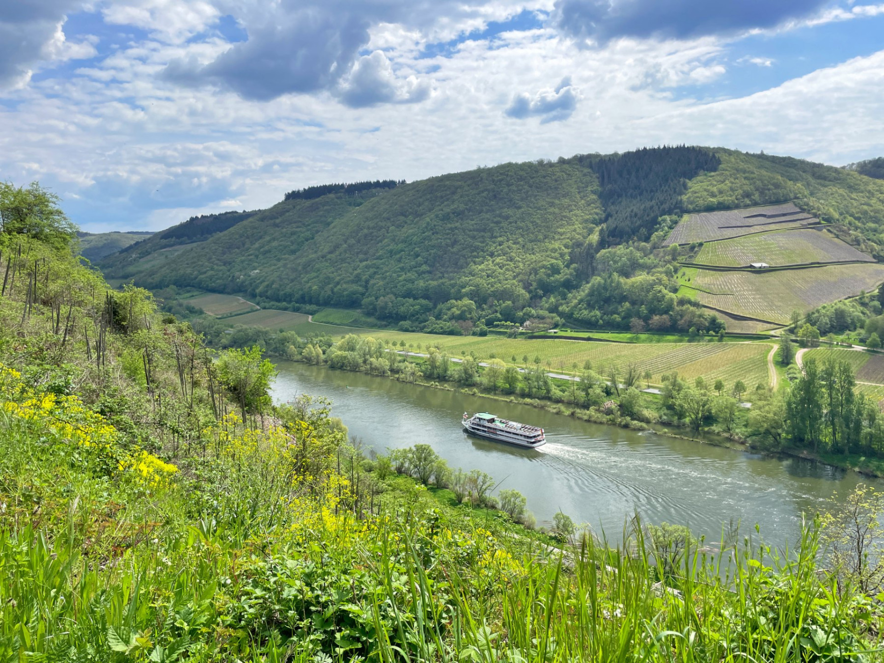 Auf dem Moselsteig - Schiff