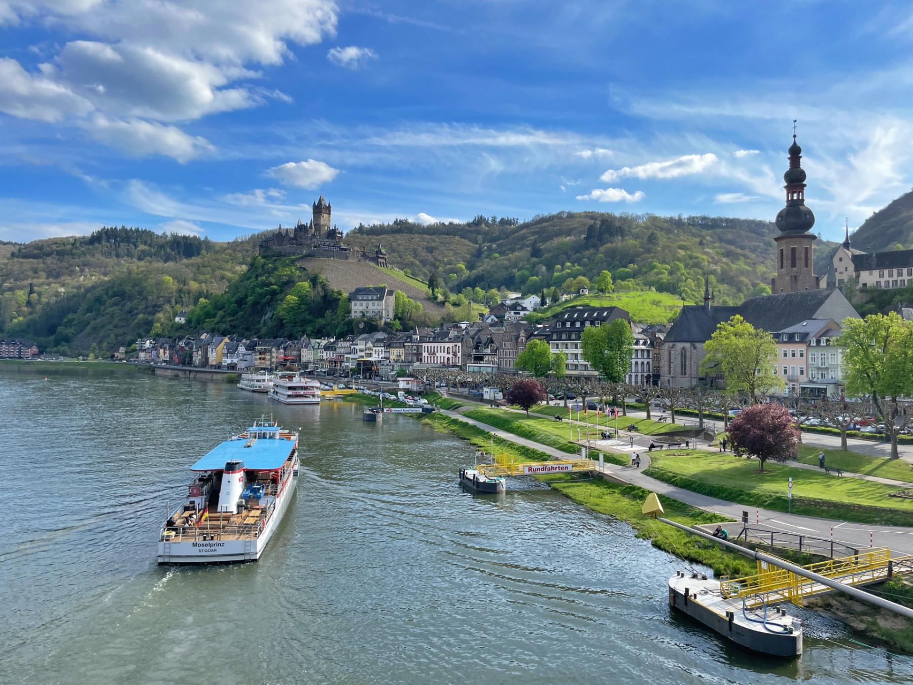 Schifffahrt auf der Mosel