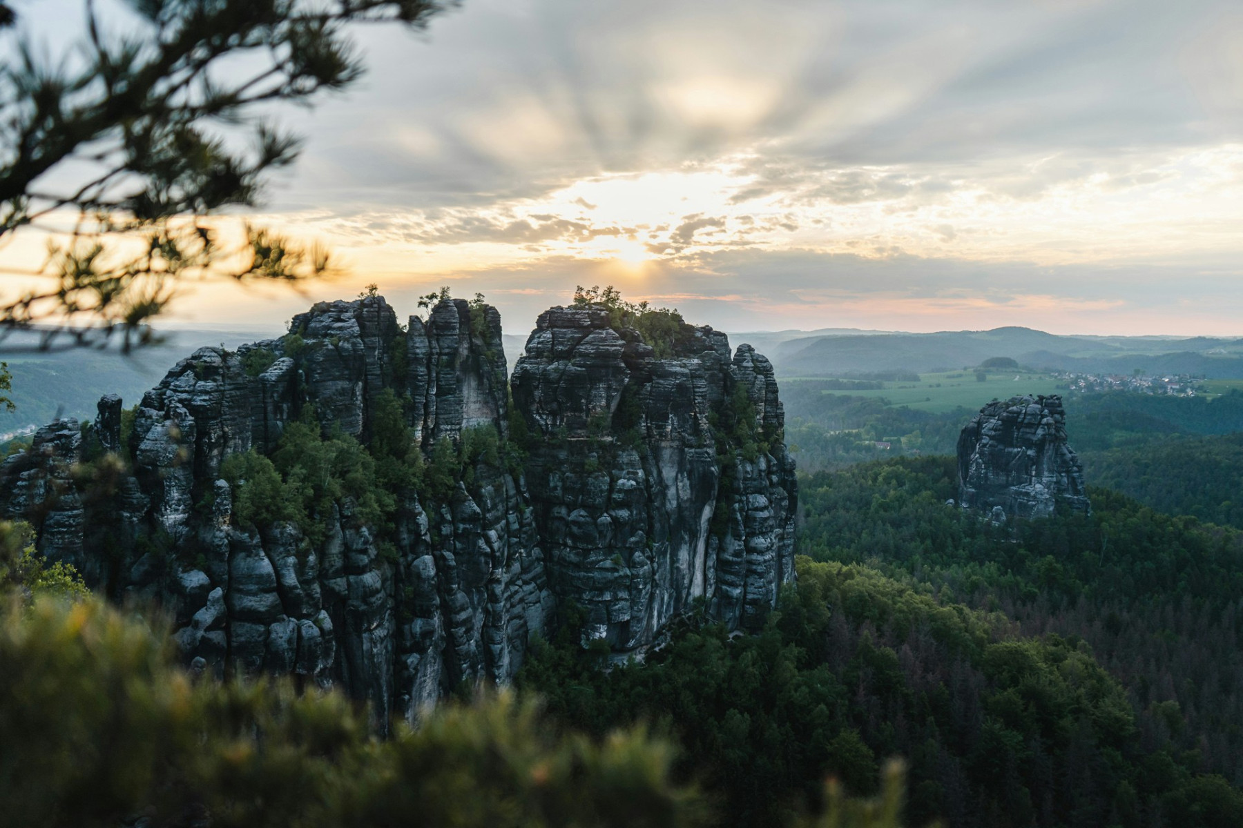 Im Elbsandsteingebirge