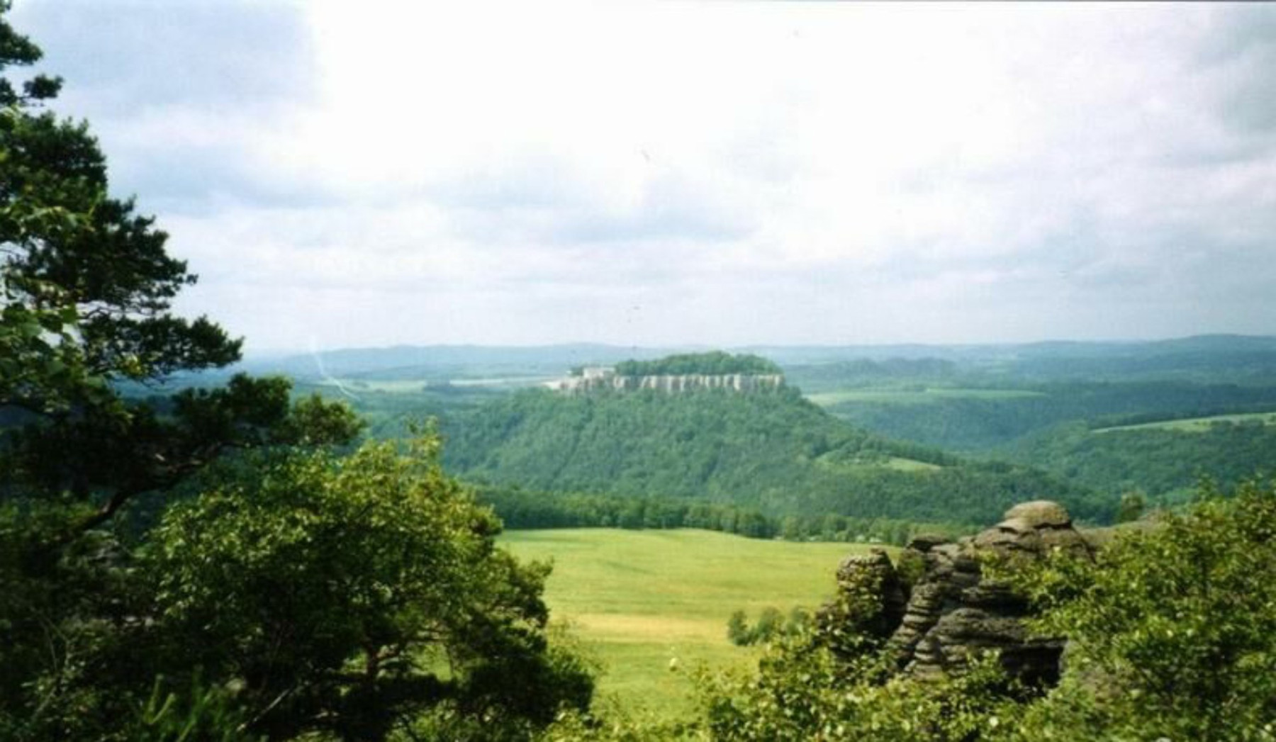 Blick auf die Festung Königstein