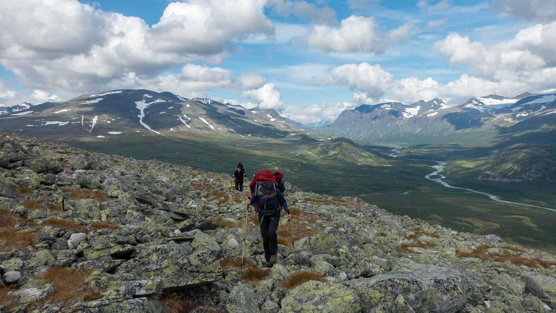 Trekking im schwedischen Hochland