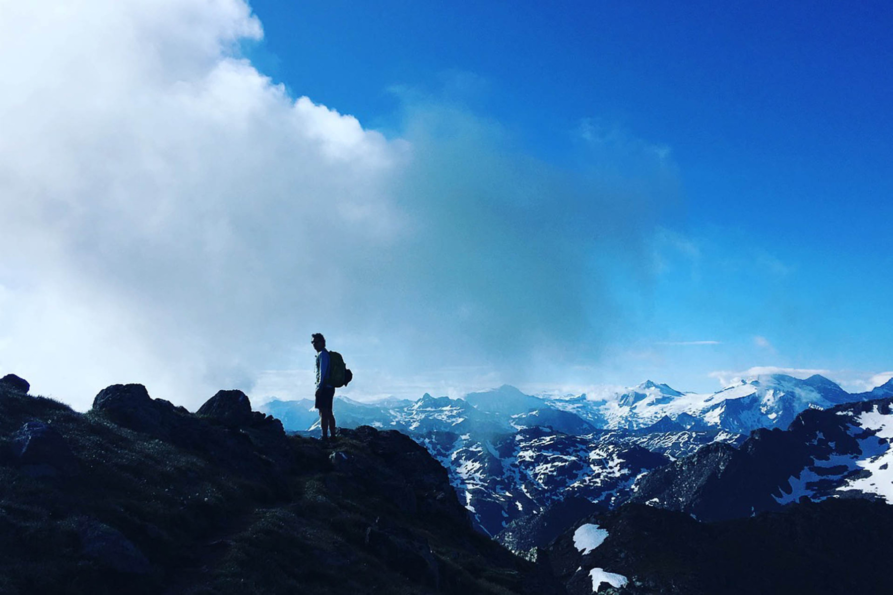 Blick in die Tuxer Alpen