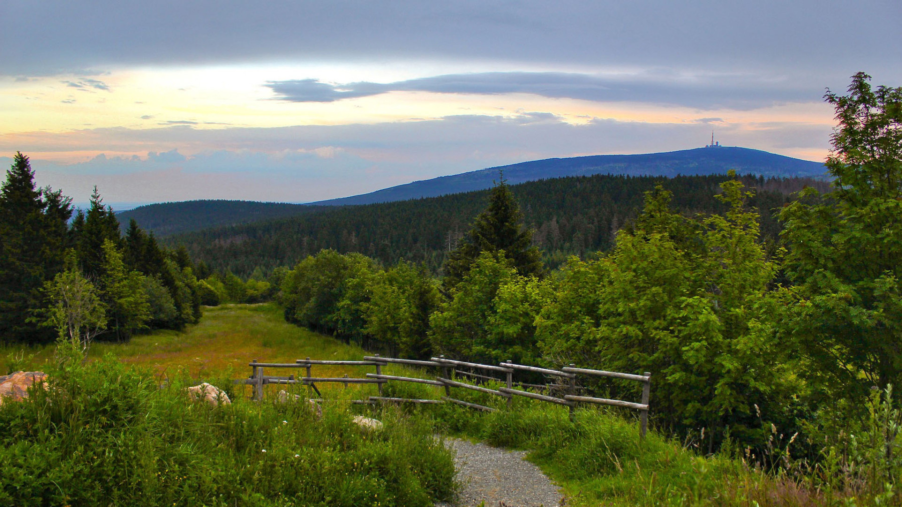 Blick zum Brocken