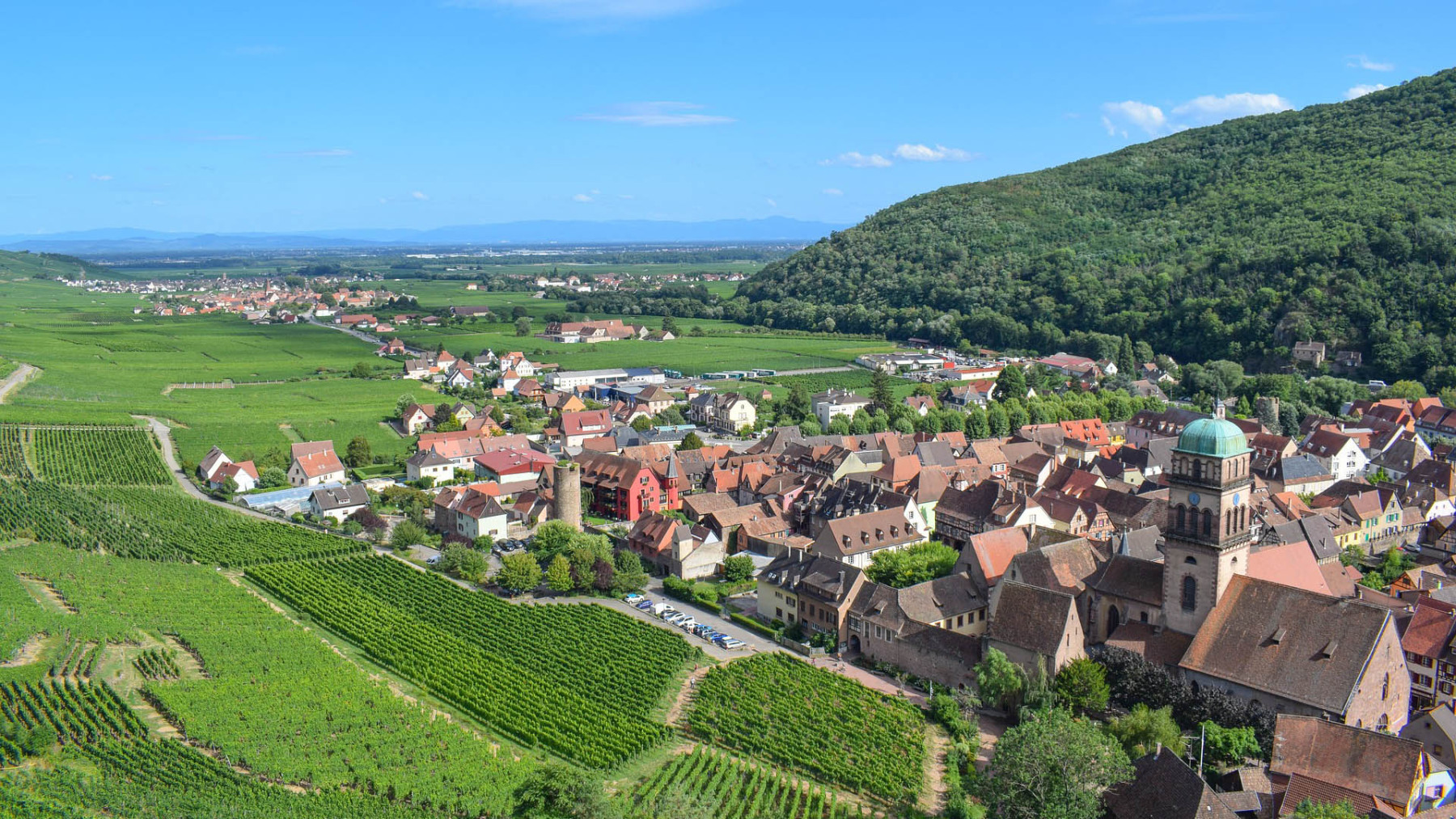 Blick auf Kayserberg