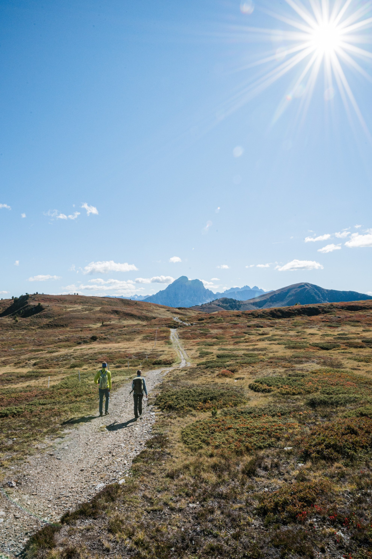 Wanderwege in der Sonne