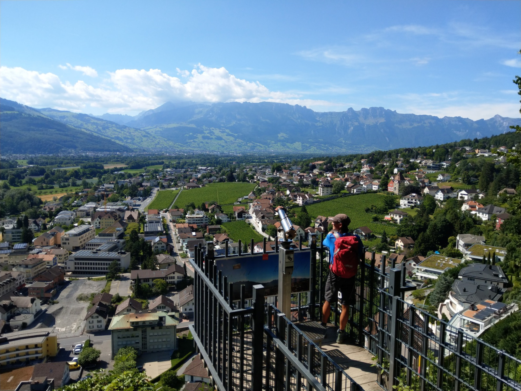 Blick über Vaduz