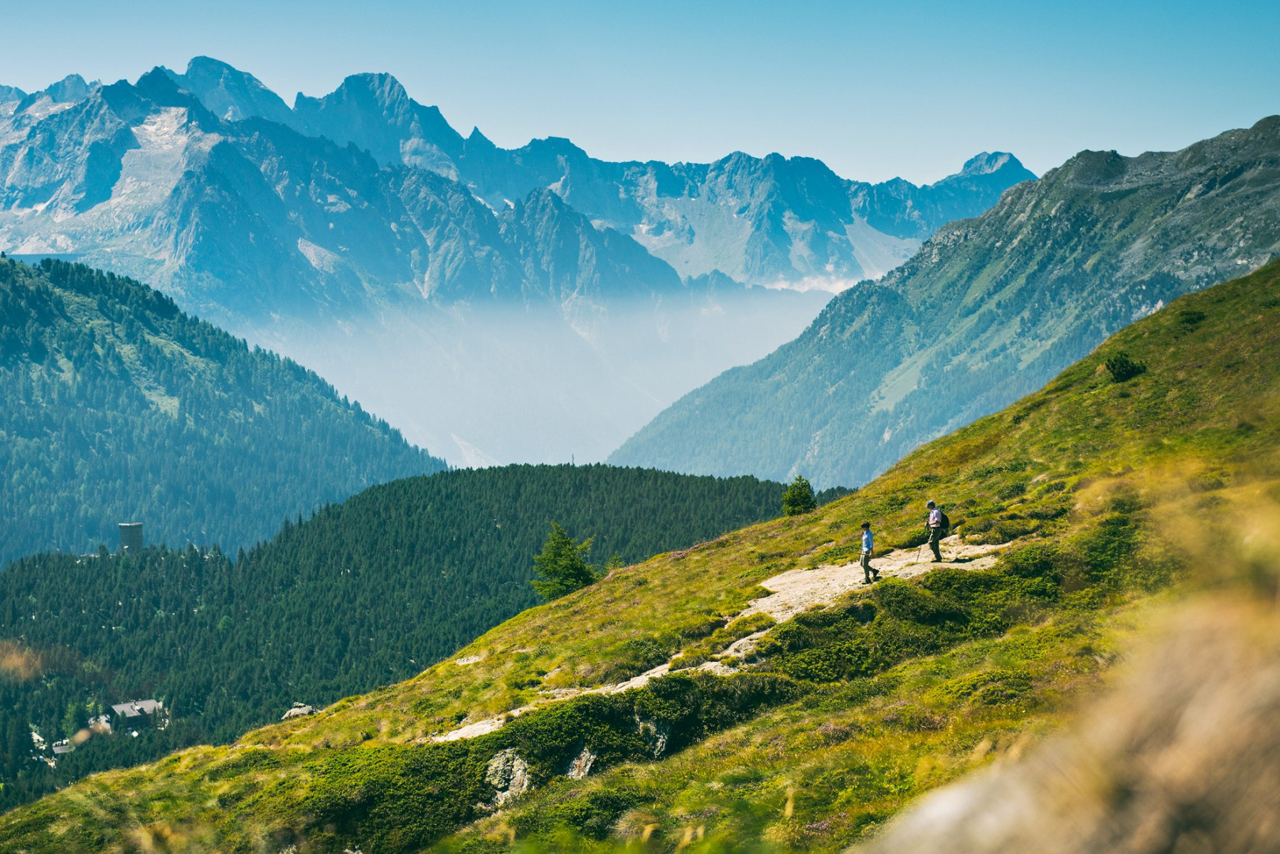 Ausblicke von der Via Engadina