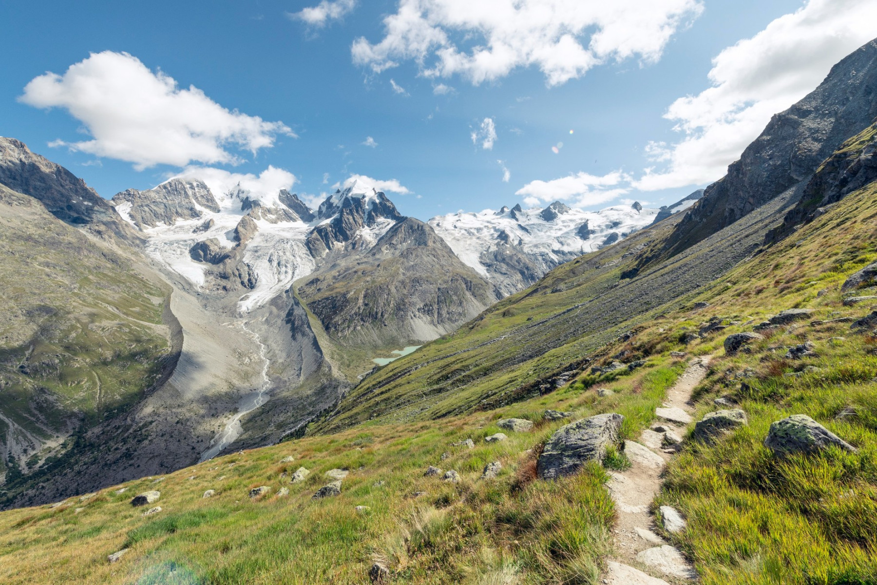 Wandern mit Gletscherblick