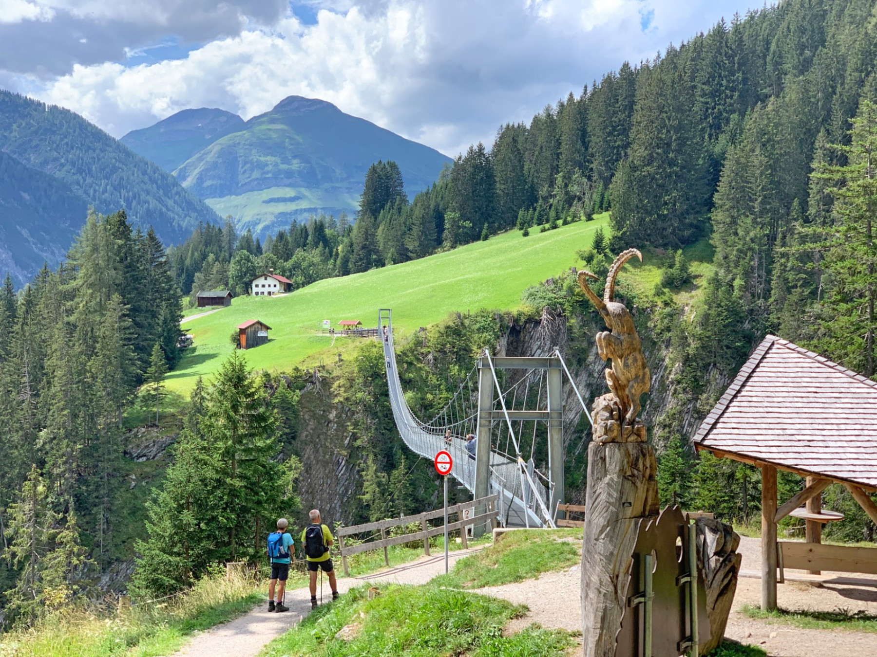 Hängebrücke bei Holzgau